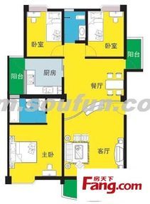 3室2廳1陽臺 華龍人家